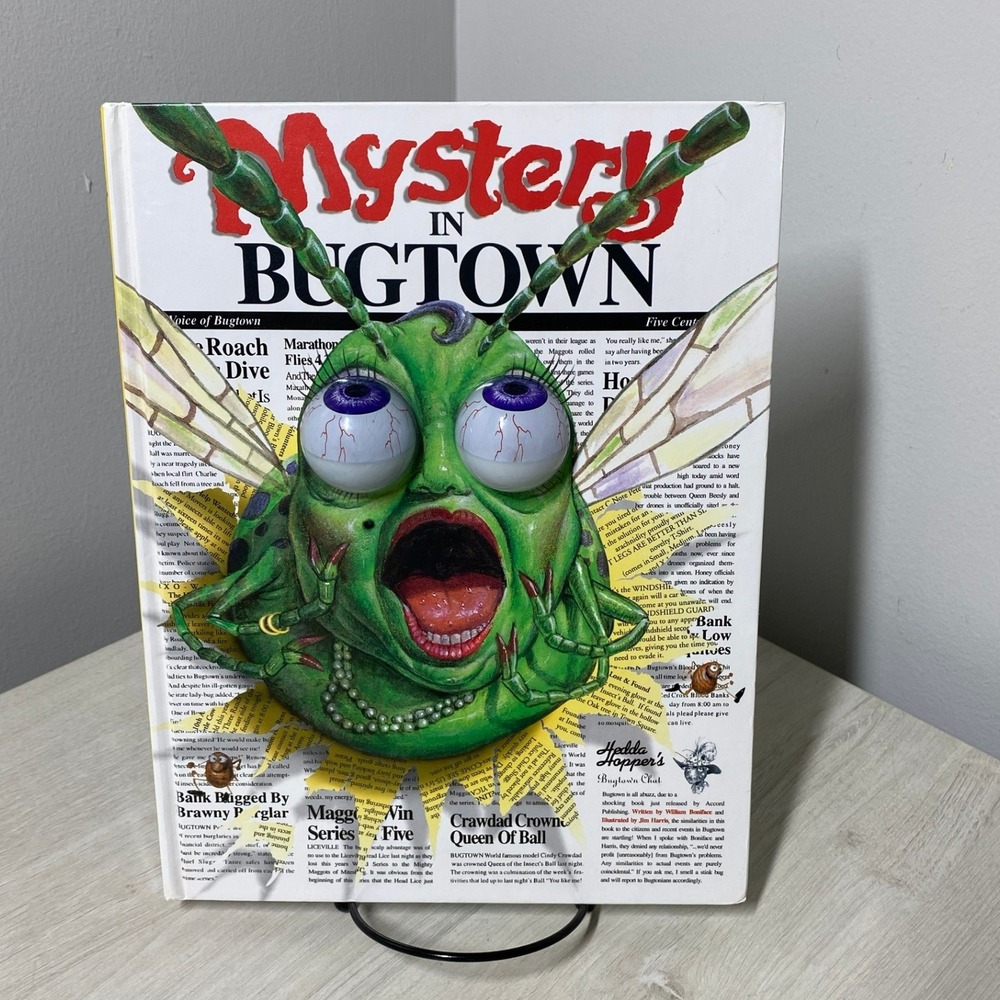 Mystery in Bugtown 1998 Eyeball Animation Hardcover William Boniface Vintage